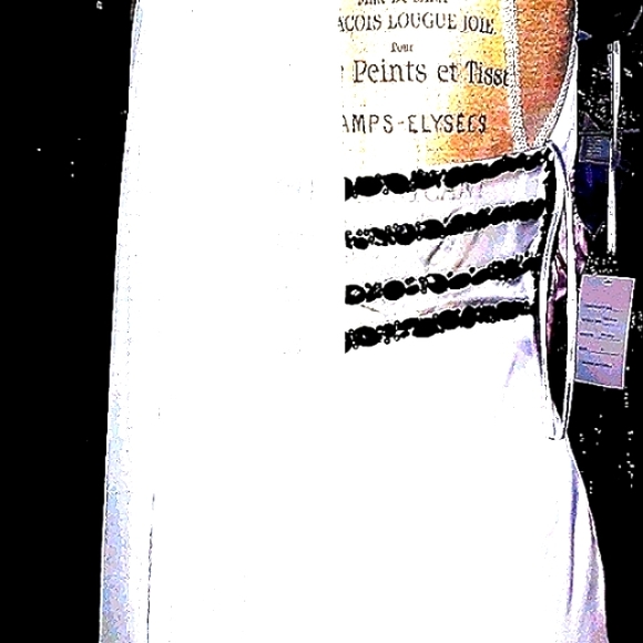 Black and white beaded dress - Picture 1 of 6